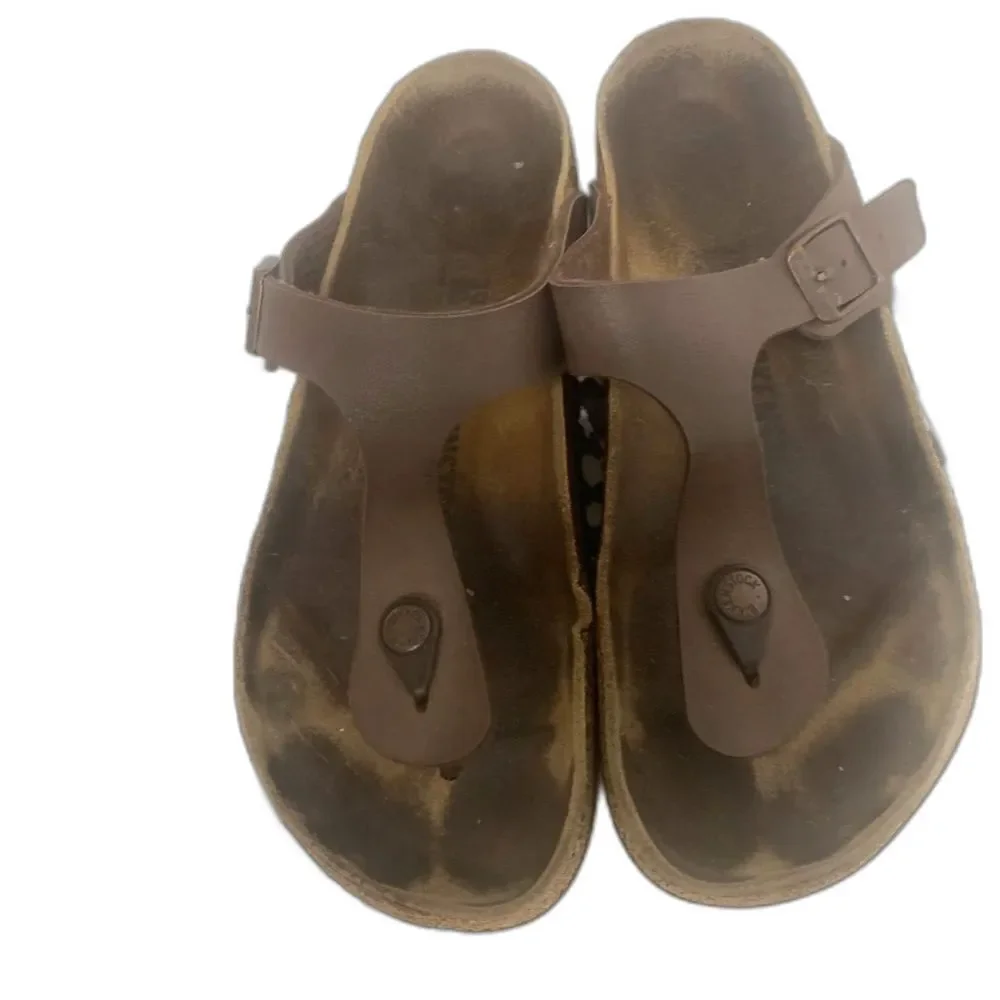 Birkenstock Gizeh Thong Sandals Sz 39 (US Women’s Size 8-8.5) Brown - Picture 1 of 11
